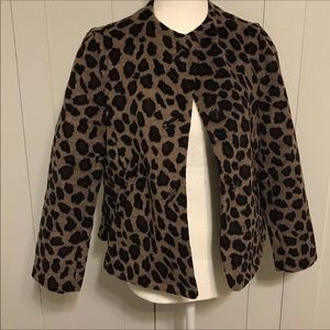Ann Taylor Jackets & Coats - Ann Taylor Leopard Print Jacket Ann Taylor Jackets & Coats - Ann Taylor Leopard Print Jacket